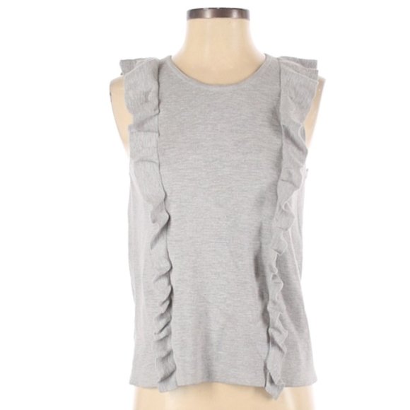 Madewell Top with Ruffles - Picture 1 of 2